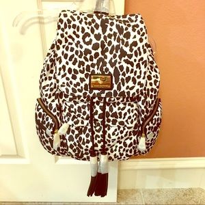 Juicy couture leopard backpack